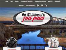Tablet Screenshot of edwhiteheadstirepros.com